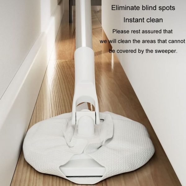Washcloth Mop Clip Household Disposable Washcloth Wet Wipes Secondary Use Mop (Telescopic Rod) - Image 3