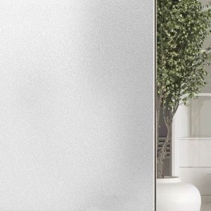 Electrostatic Frosted Anti-Peep Glass Thermal Insulation Window Film, Length: 30cm Wide / Meter (Glue-free Pure Matte)