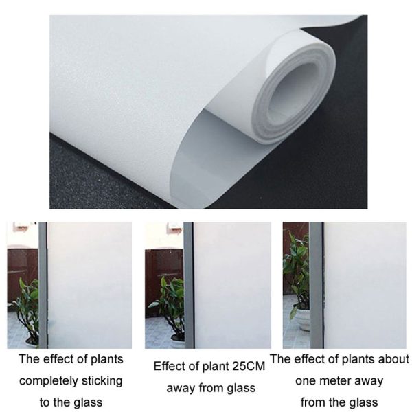 Electrostatic Frosted Anti-Peep Glass Thermal Insulation Window Film, Length: 30cm Wide / Meter (Glue-free Pure Matte) - Image 4