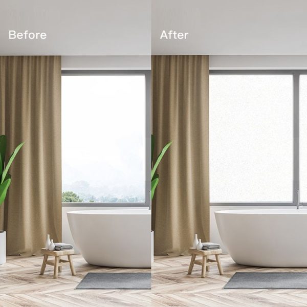 Electrostatic Frosted Anti-Peep Glass Thermal Insulation Window Film, Length: 30cm Wide / Meter (Glue-free Pure Matte) - Image 6
