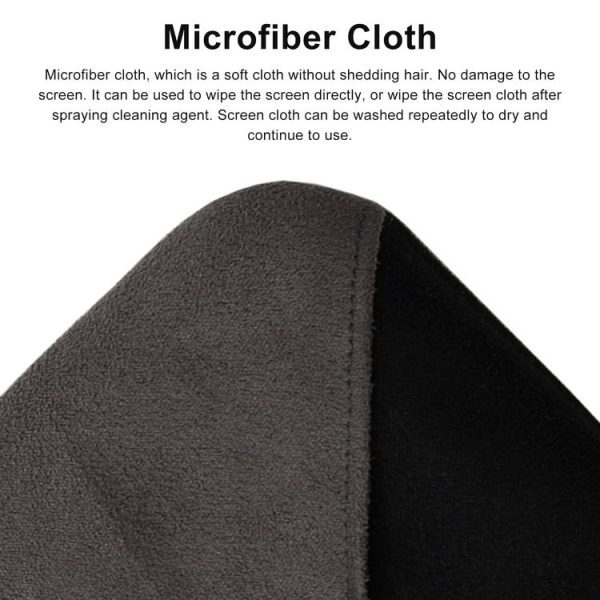 Microfiber Laptop Screen Cleaning Towel For LCD, Phone, Car Screen (Square) - Image 3