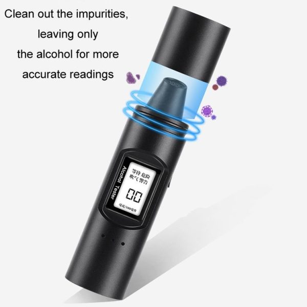 High-Precision Portable Air Blowing Rechargeable Alcohol Tester (English Version) - Image 5