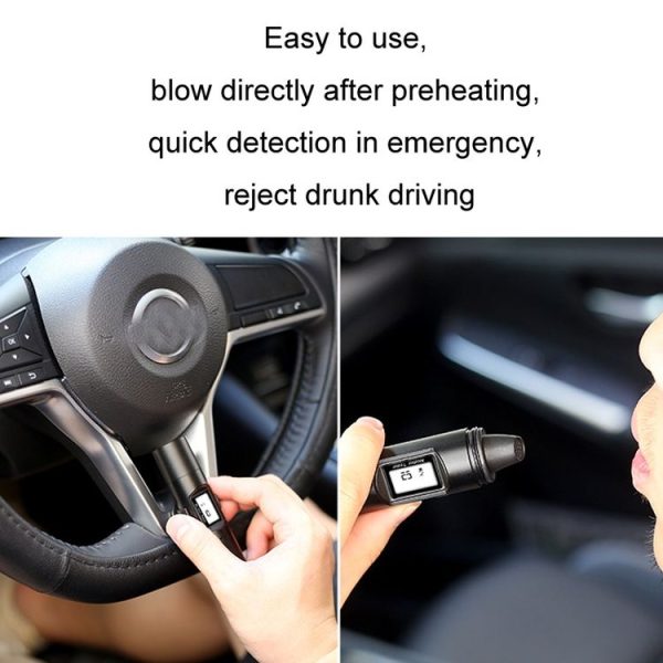 High-Precision Portable Air Blowing Rechargeable Alcohol Tester (English Version) - Image 6