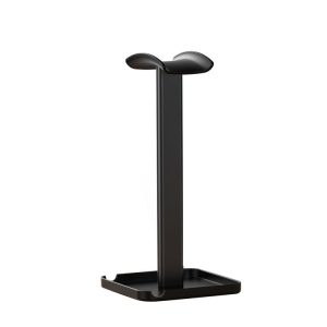 Desktop Headphone Holder Cell Phone Tablet Stand (Black)