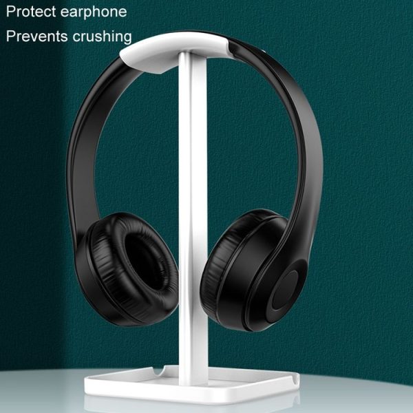 Desktop Headphone Holder Cell Phone Tablet Stand (Black) - Image 4