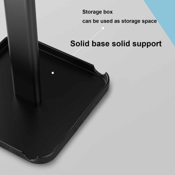 Desktop Headphone Holder Cell Phone Tablet Stand (Black) - Image 6