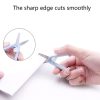 Portable Retractable Folding Scissors Mini Multifunctional Cutting Tools (Blue) - Image 3