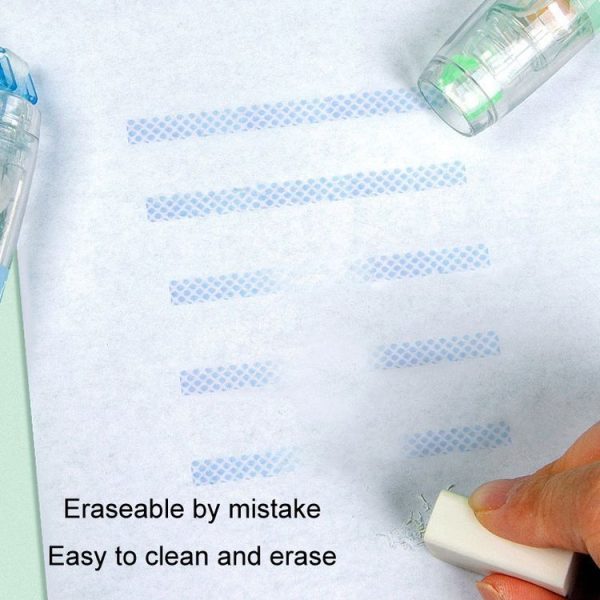 Push-Dry Quick Glue Stick Correction Tape Double Sided Adhesive For Handmade Handbook (Blue) - Image 6