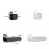 Desktop Computer Monitor Auxiliary Pen Holder Desk Adhesive Storage Box, Color: Trapezoid-Gray - Image 2