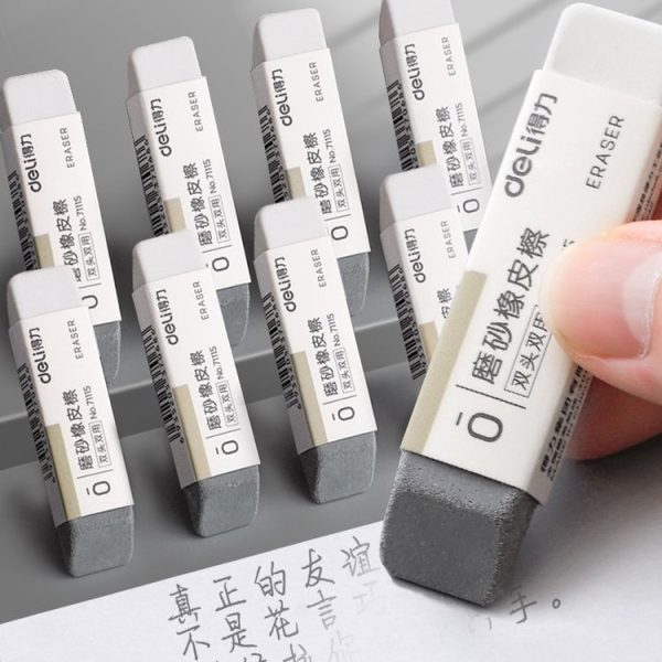 Deli 71115 Semi-frosted Pen Eraser Erasable Pencil Neutralizer Pen - Image 6