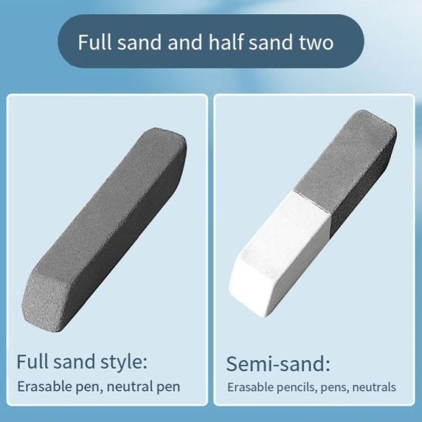 Deli 71115 Semi-frosted Pen Eraser Erasable Pencil Neutralizer Pen - Image 9