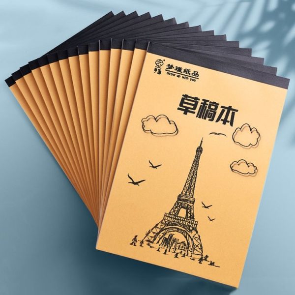 100 Pages / Book Thickened Glue Binding Draft Book Students Multipurpose Blank Sketch Paper (Upgraded)
