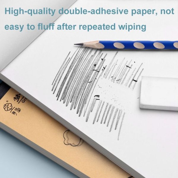 100 Pages / Book Thickened Glue Binding Draft Book Students Multipurpose Blank Sketch Paper (Upgraded) - Image 5