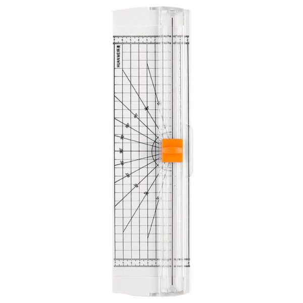 HUANMEI For A3 A4 A5 Paper Cutter With Pull-out Ruler DIY Small Portable Photo Die Cutting Machine (White)