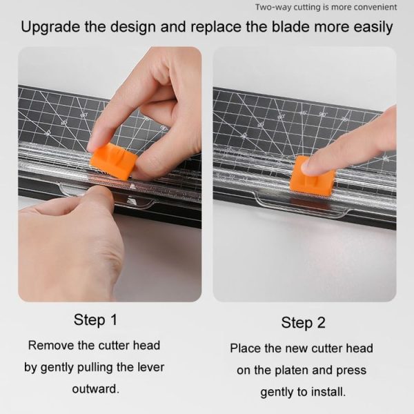 HUANMEI For A3 A4 A5 Paper Cutter With Pull-out Ruler DIY Small Portable Photo Die Cutting Machine (White) - Image 10