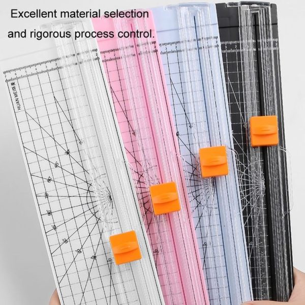 HUANMEI For A3 A4 A5 Paper Cutter With Pull-out Ruler DIY Small Portable Photo Die Cutting Machine (White) - Image 5