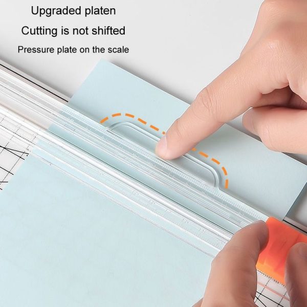 HUANMEI For A3 A4 A5 Paper Cutter With Pull-out Ruler DIY Small Portable Photo Die Cutting Machine (White) - Image 7