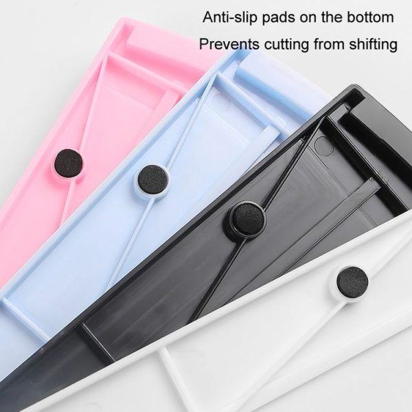 HUANMEI For A3 A4 A5 Paper Cutter With Pull-out Ruler DIY Small Portable Photo Die Cutting Machine (White) - Image 9