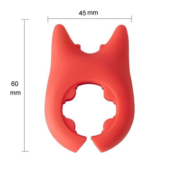 5pcs Kitchen Multifunctional Spatula Holder Household Spill Resistant Spoon Tray (Red) - Image 3
