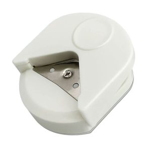 Round Corner Trimmer Chamferer Cardstock Photo PVC Card Corner Cutter (White)
