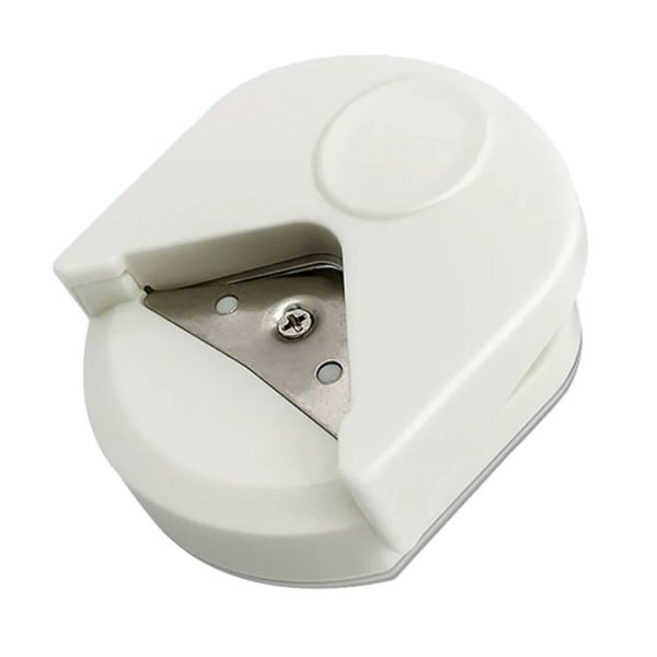 Round Corner Trimmer Chamferer Cardstock Photo PVC Card Corner Cutter (White)