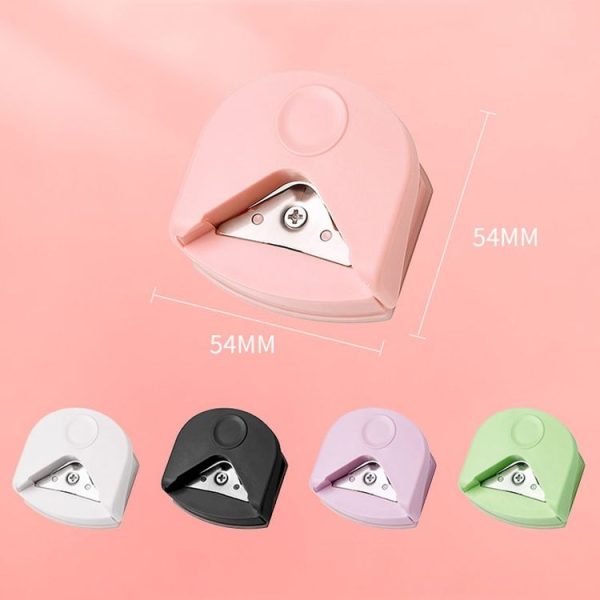 Round Corner Trimmer Chamferer Cardstock Photo PVC Card Corner Cutter (White) - Image 3