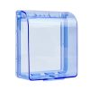 Self-adhesive Switch Socket Anti-leakage Protective Cover Waterproof Box (Type 86 Blue)