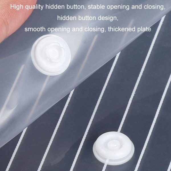 10pcs A4 Waterproof Transparent Thickened Folder Archive Bag (Ordinary Twill Style) - Image 4