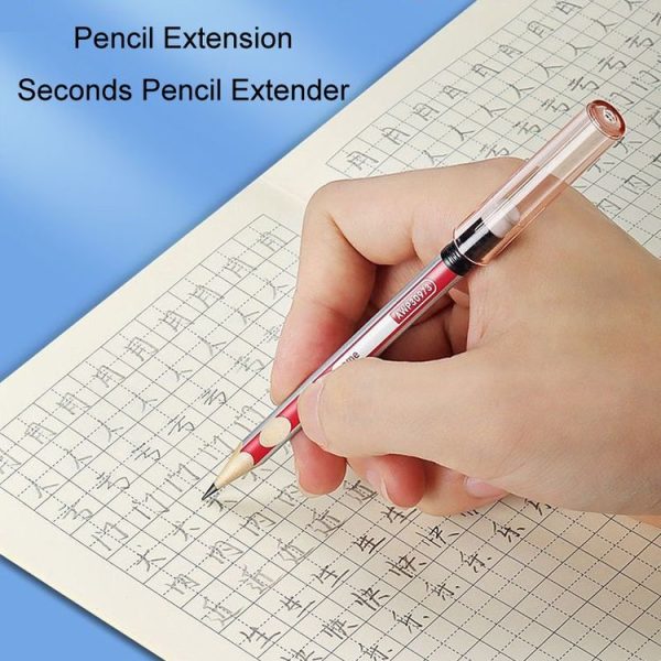 20pcs / Bag Transparent Pen Caps Pencil Sleeves Protective Pencil Tip Cap (Color Mixed) - Image 4