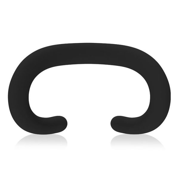 Apple Vision Pro Silicone Eye Mask Sweatproof Dustproof Replaceable Silicone Case (Black)