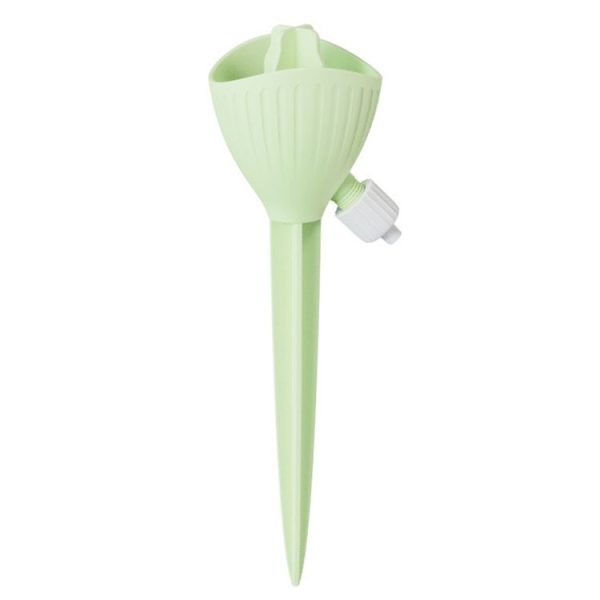 Home Watering Drip Waterer Automatic Watering Adjustable Soaker (Green)