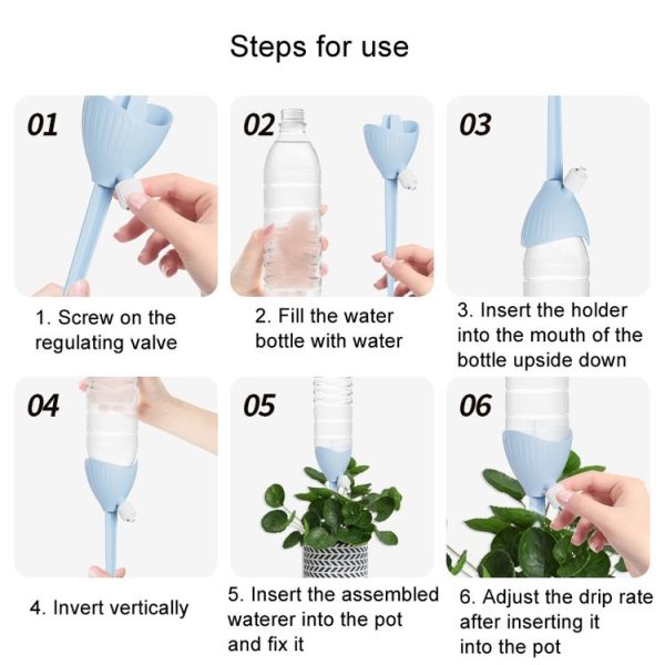 Home Watering Drip Waterer Automatic Watering Adjustable Soaker (Green) - Image 9