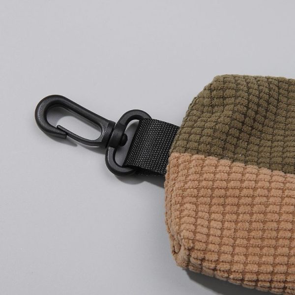 Corduroy Outdoor Cycling Hanging Bag Earphone Portable Storage Sports Bag Universal Bag Hanger - Image 5