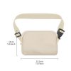 Nylon Waterproof Chest Bag Outdoor Sports Pocket Running Mobile Phone Bag (White) - Image 3