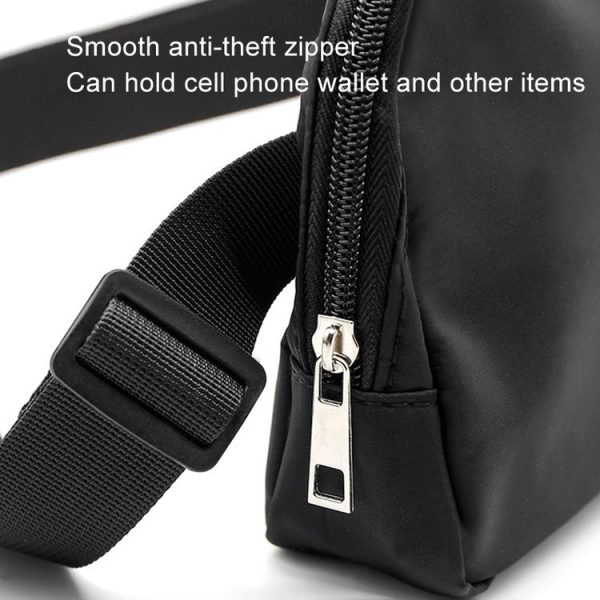 Nylon Waterproof Chest Bag Outdoor Sports Pocket Running Mobile Phone Bag (White) - Image 6