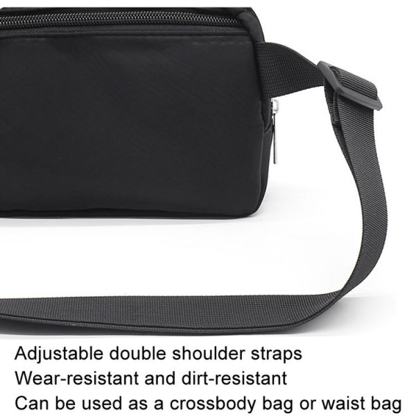 Nylon Waterproof Chest Bag Outdoor Sports Pocket Running Mobile Phone Bag (White) - Image 7