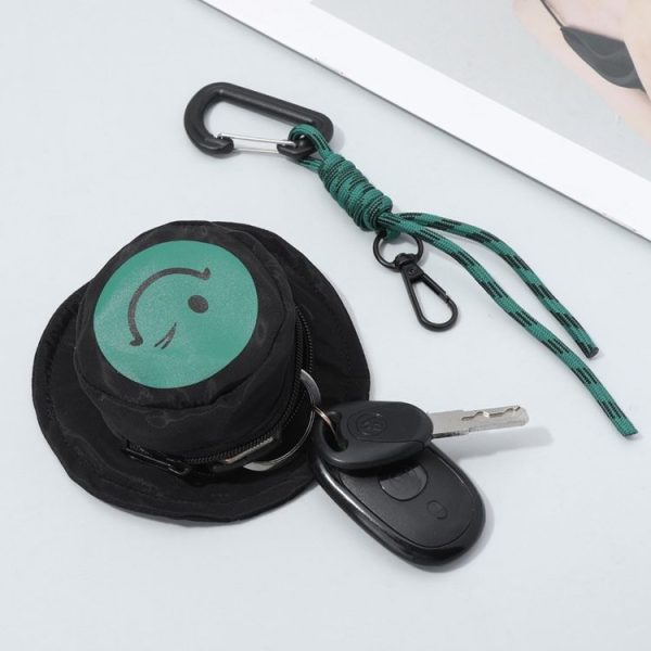 Portable Fisherman Hat Bag Coin Key Pouch Mini Bag Hanger, Color: Orange - Image 6