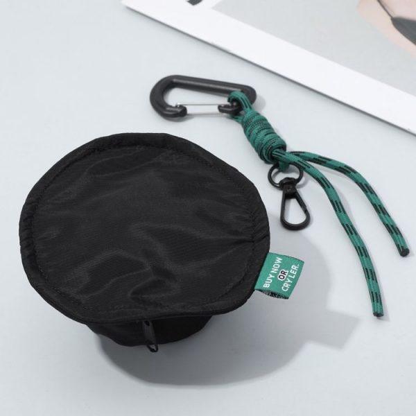 Portable Fisherman Hat Bag Coin Key Pouch Mini Bag Hanger, Color: Orange - Image 8