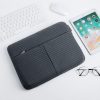 10 / 11 Inch Houndstooth Pattern Oxford Cloth Laptop Bag Waterproof Tablet Storage Bag (Dark Gray)