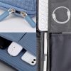 10 / 11 Inch Houndstooth Pattern Oxford Cloth Laptop Bag Waterproof Tablet Storage Bag (Dark Gray) - Image 8