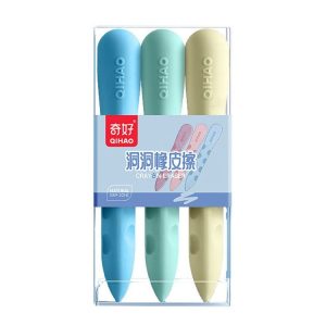 3pcs / Box QIHAO 8870 Cave Eraser For Elementary School Students No Trace No Chip Eraser, Style: Small For Boys