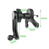 Car Air-conditioning Vent Y-shaped Base Mobile Phone Holder, Color: Tenth Generation Green - Image 3