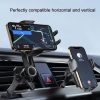 Car Air-conditioning Vent Y-shaped Base Mobile Phone Holder, Color: Tenth Generation Green - Image 5