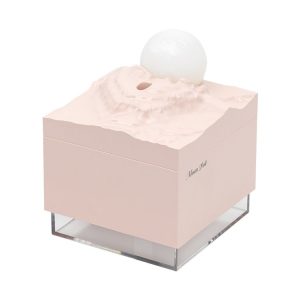 Moon Meteorite Mini Humidifier With Colorful Night Light (Pink)