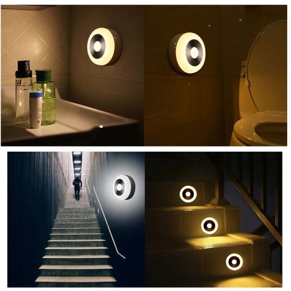 Smart Sensor Night Light Infrared Sensor Corridor Aisle Light, Spec: Charging Model (White) - Image 8