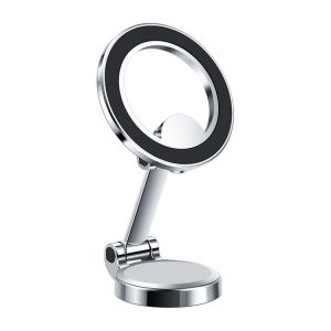 Zinc Alloy Car Screen Magnetic Mobile Phone Holder (Silver)