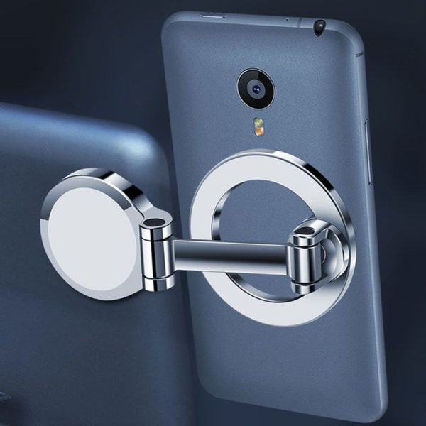 Zinc Alloy Car Screen Magnetic Mobile Phone Holder (Silver) - Image 2