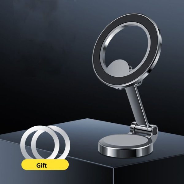 Zinc Alloy Car Screen Magnetic Mobile Phone Holder (Silver) - Image 3