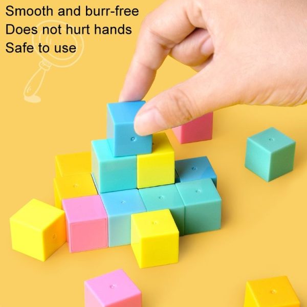 ARTCOLOR 20pcs / Pack 2cm Cube Magnetic Teaching Aids Cube Toys For Elementary School Students - Image 4