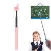 Retractable Teacher Pointer Extendable Finger Pointer Stick for School (Random Color)